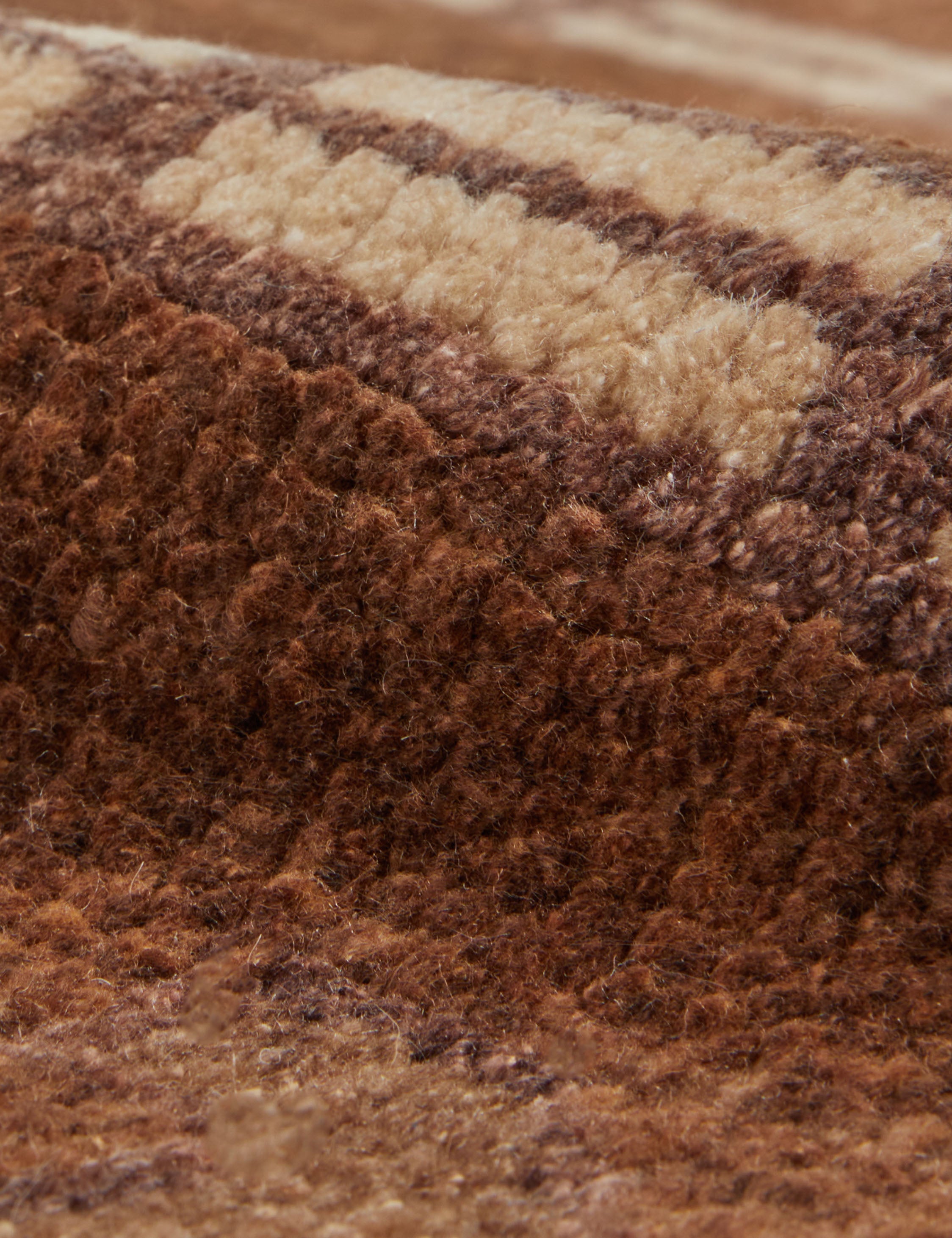 Handmade Baz Wool Rug Swatch - 18