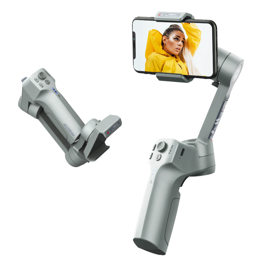 Mini MX Ultra Compact Folding Handheld Stabilizer for Smartphones - Lightweight Camera Gimbal for Vlogging, Travel & Action Shots | Clearance Sale