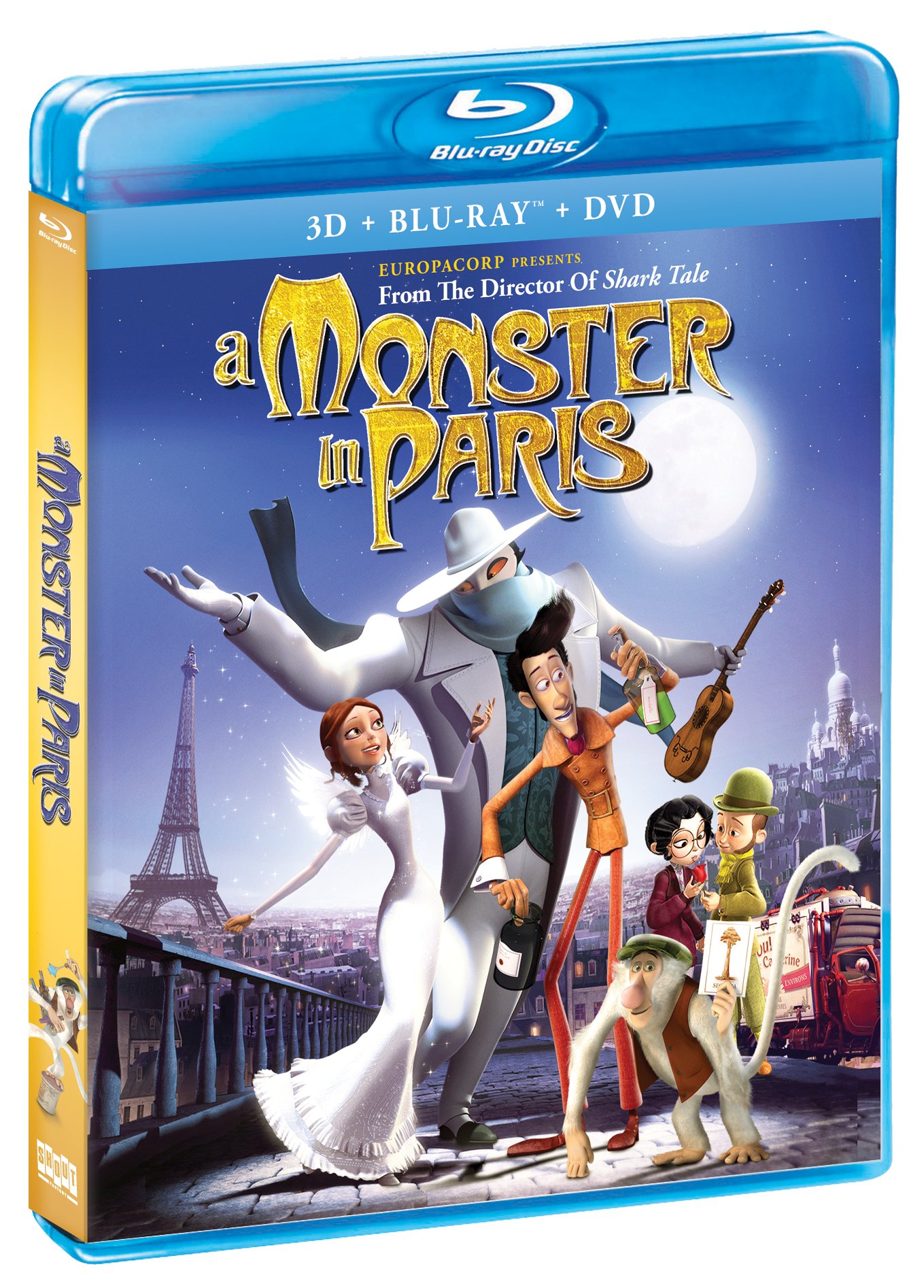 A Monster in Paris Blu-ray | Animated Family Movie | Perfect for Movie Nights & Kids Entertainment