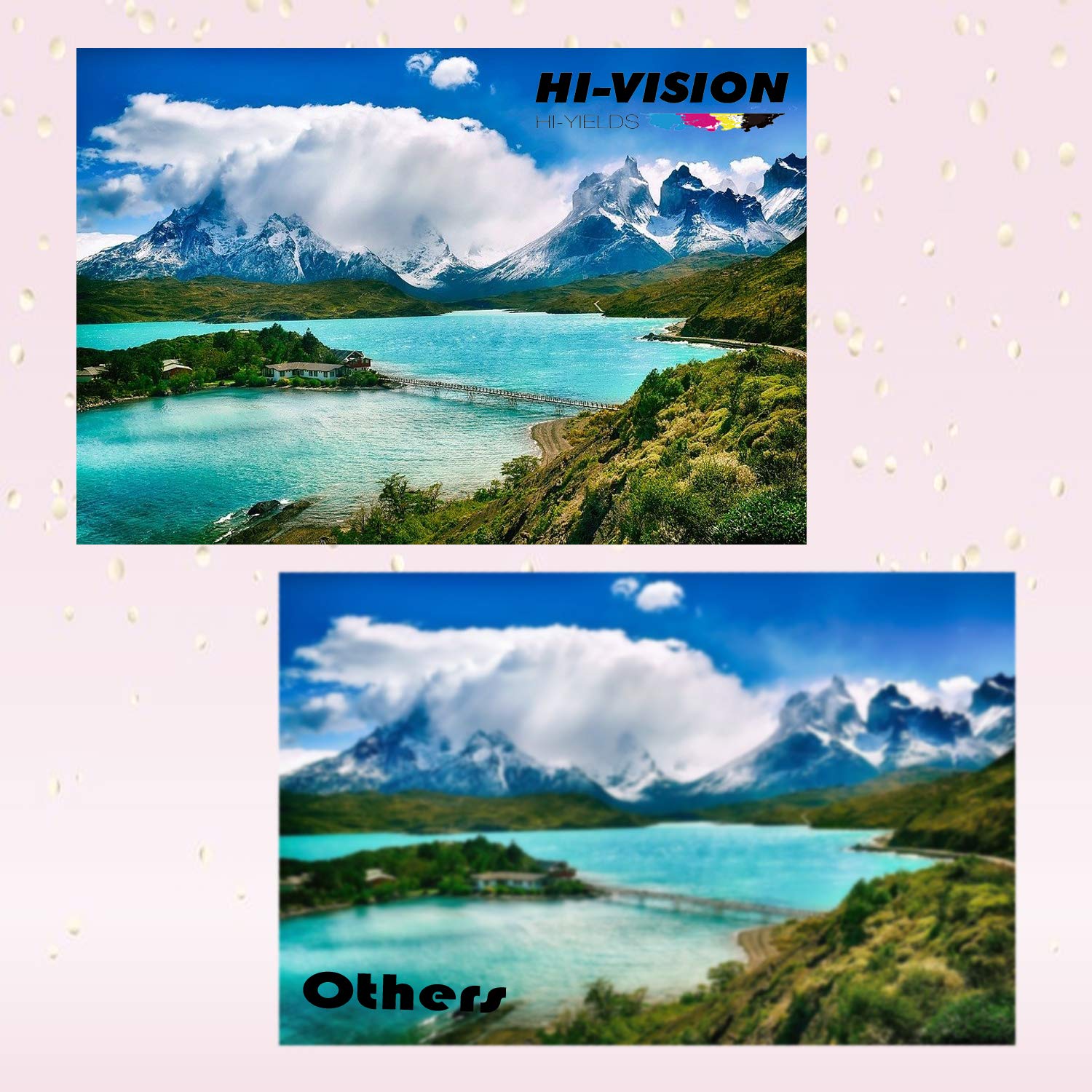 HI-VISION HI-YIELDS Compatible Toner Cartridge Replacement for Canon 045 (4-Pack, Color) - High-Quality Printing for Home & Office Documents, Photos, and Presentations