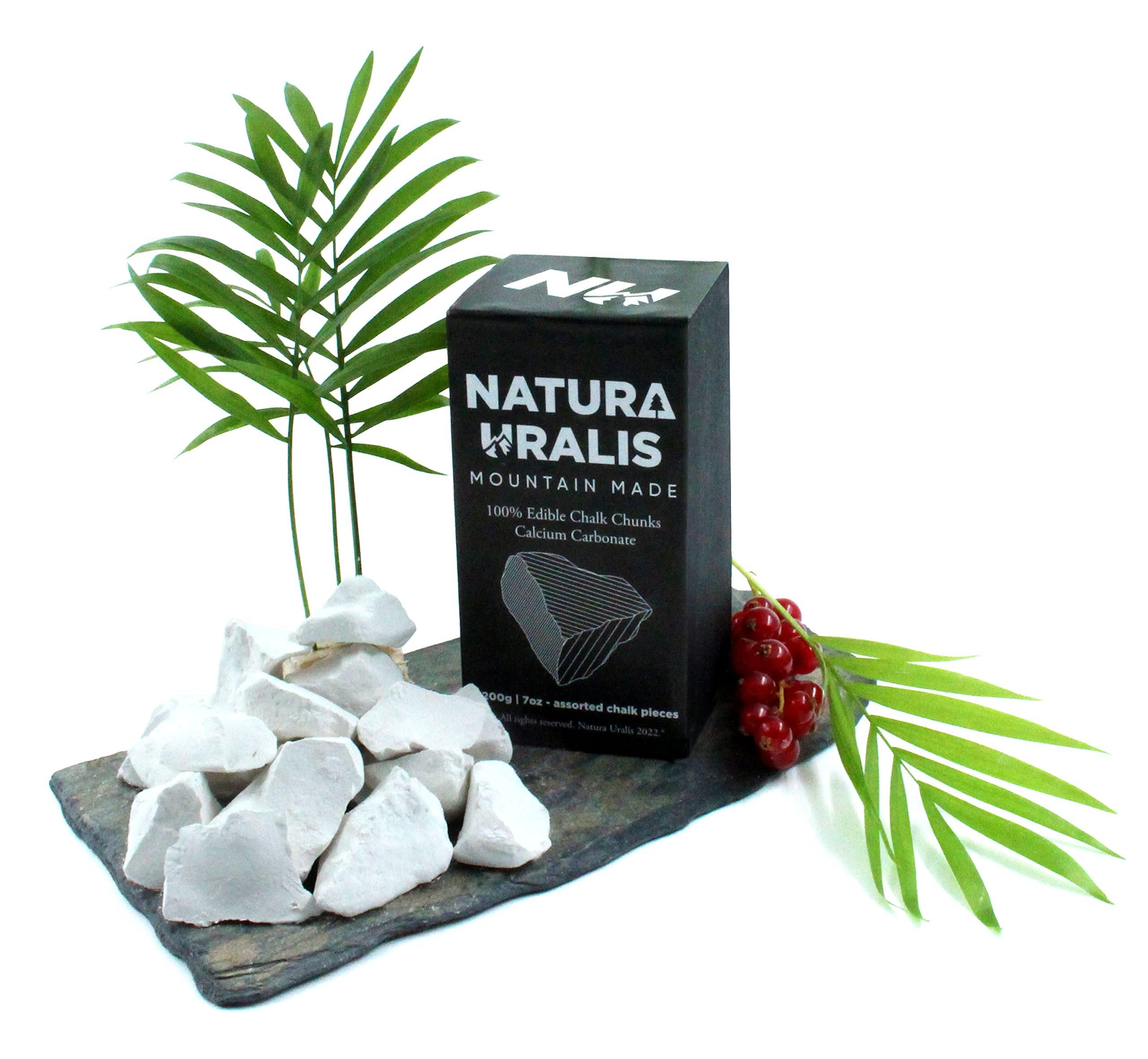 Premium Belgorod Chalk Chunks | 3.5 oz Natural White Chalk Pieces - Crunchy, Earthy & Velvety Texture for ASMR, Calcium Carbonate Supplement | Perfect for Stress Relief, Sensory Play & DIY Crafts