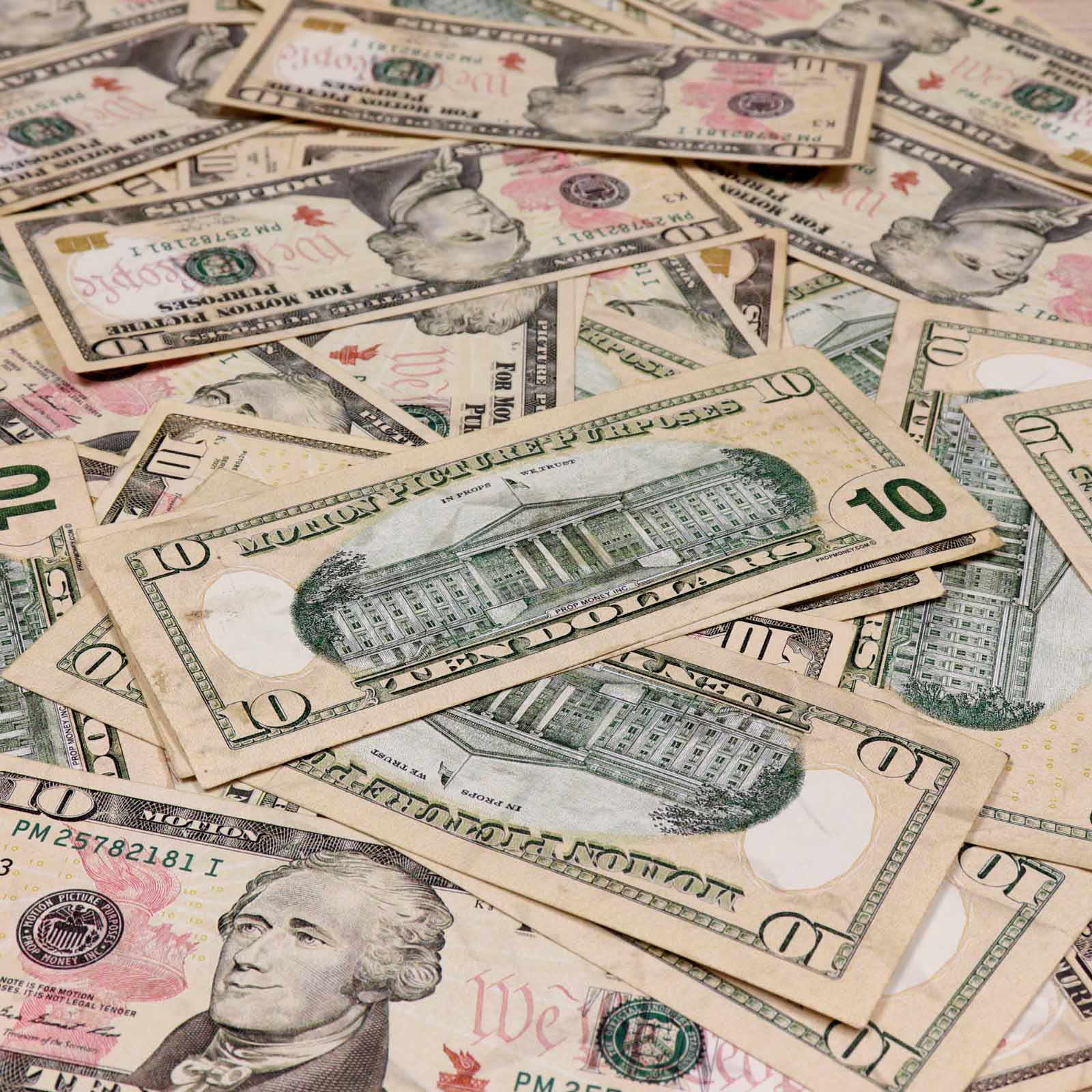 Authentic RealAged™ Full Print US Currency Stacks - All Denominations (1-100 Bills) | Perfect for Movie Props, Magic Tricks & Collectors
