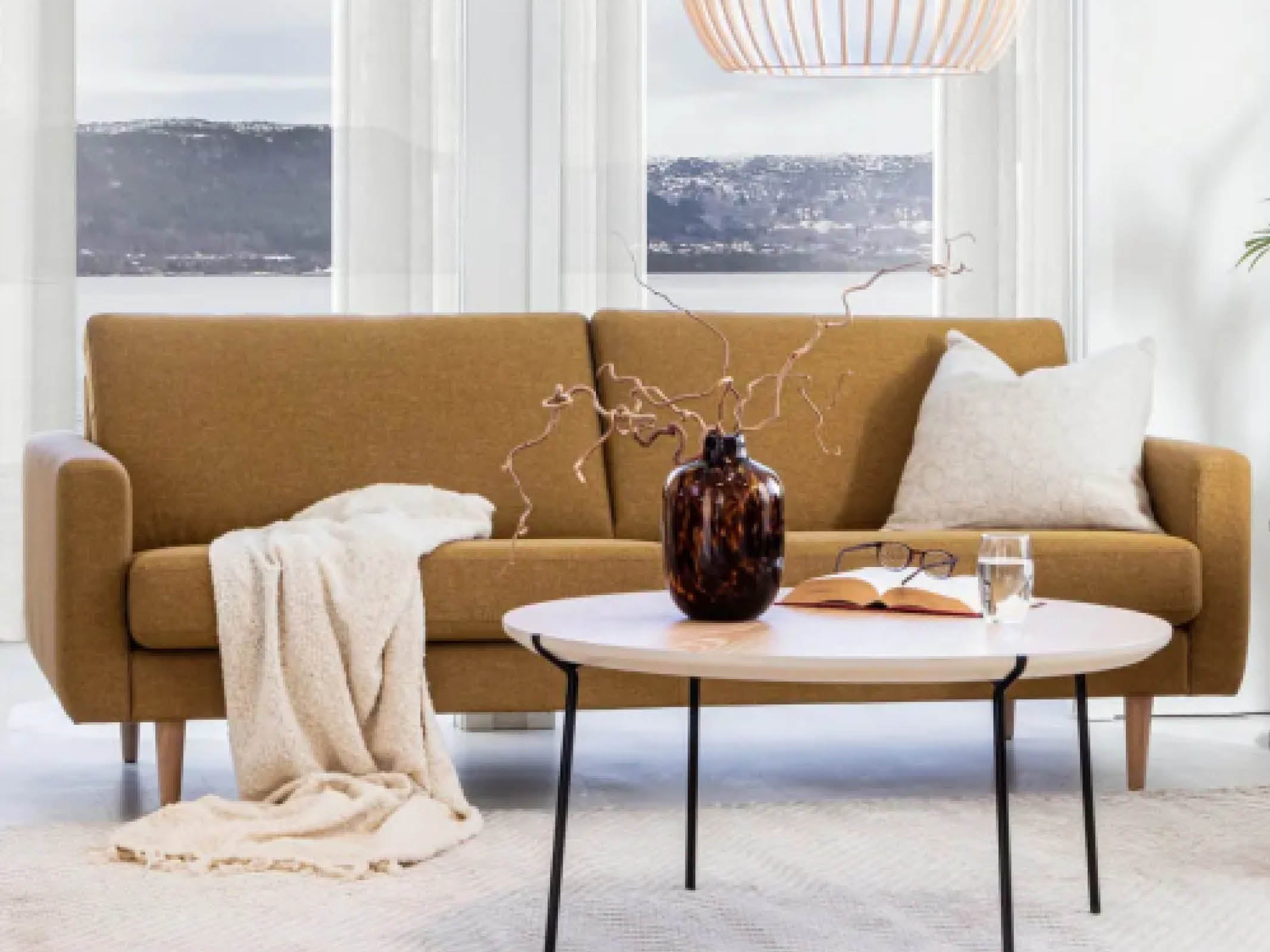 Norbo Sofa - Modern Comfortable Couch for Living Room, Bedroom & Office - Perfect for Relaxing, Lounging & Entertaining Guests