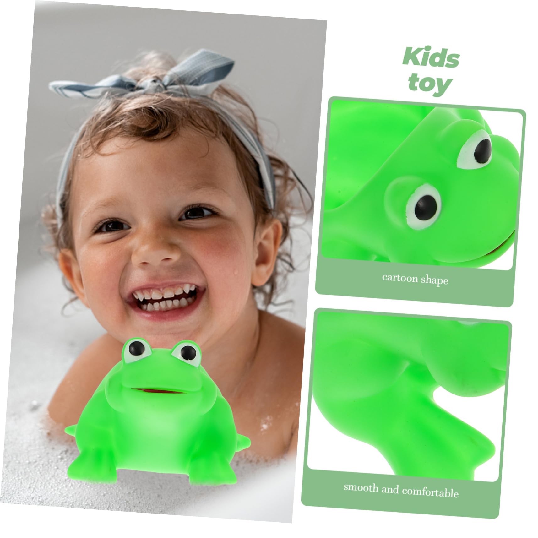 HEMOTON 18-Piece Animal Shaped Bath Toys for Kids - Floating & Squirt Water Play Set, Pool & Bathtub Toys for Toddlers, Fun Shower Time Learning Toys (Green) - Perfect for Indoor/Outdoor Water Play, Bath Time Fun & Sensory Development
