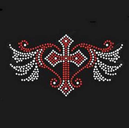 5-Pack Rhinestone Iron-On Transfers for T-Shirts, Hoodies & DIY Crafts - Sparkle & Shine for Parties, Weddings & Custom Apparel