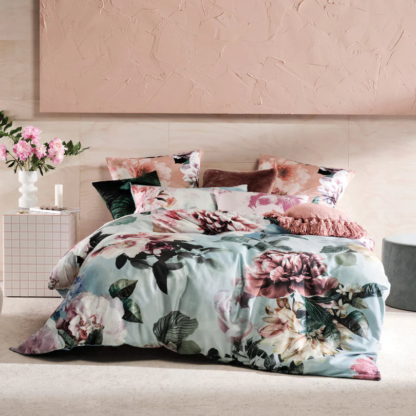Julieta Arctic Quilt Cover Set - Premium Cotton Bedding by Linen House - Soft & Breathable Duvet Cover for Cozy Winter Nights - Perfect for Master Bedroom, Guest Room & Vacation Homes