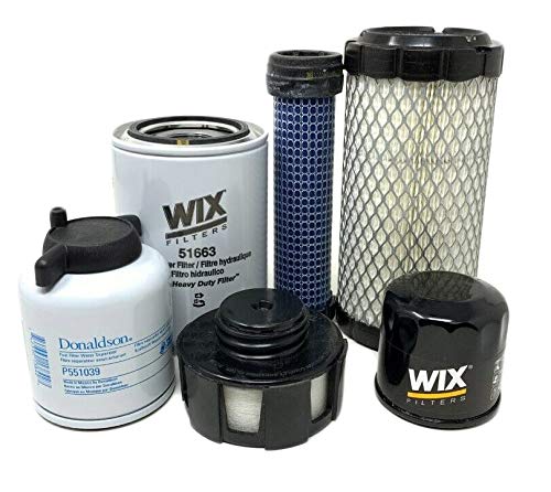 1000 Hour Filter CFKIT Replacement for Bobcat 418 Excavators - Compatible with 7324339 - Heavy Duty Air & Hydraulic Filters for Construction & Excavation Work