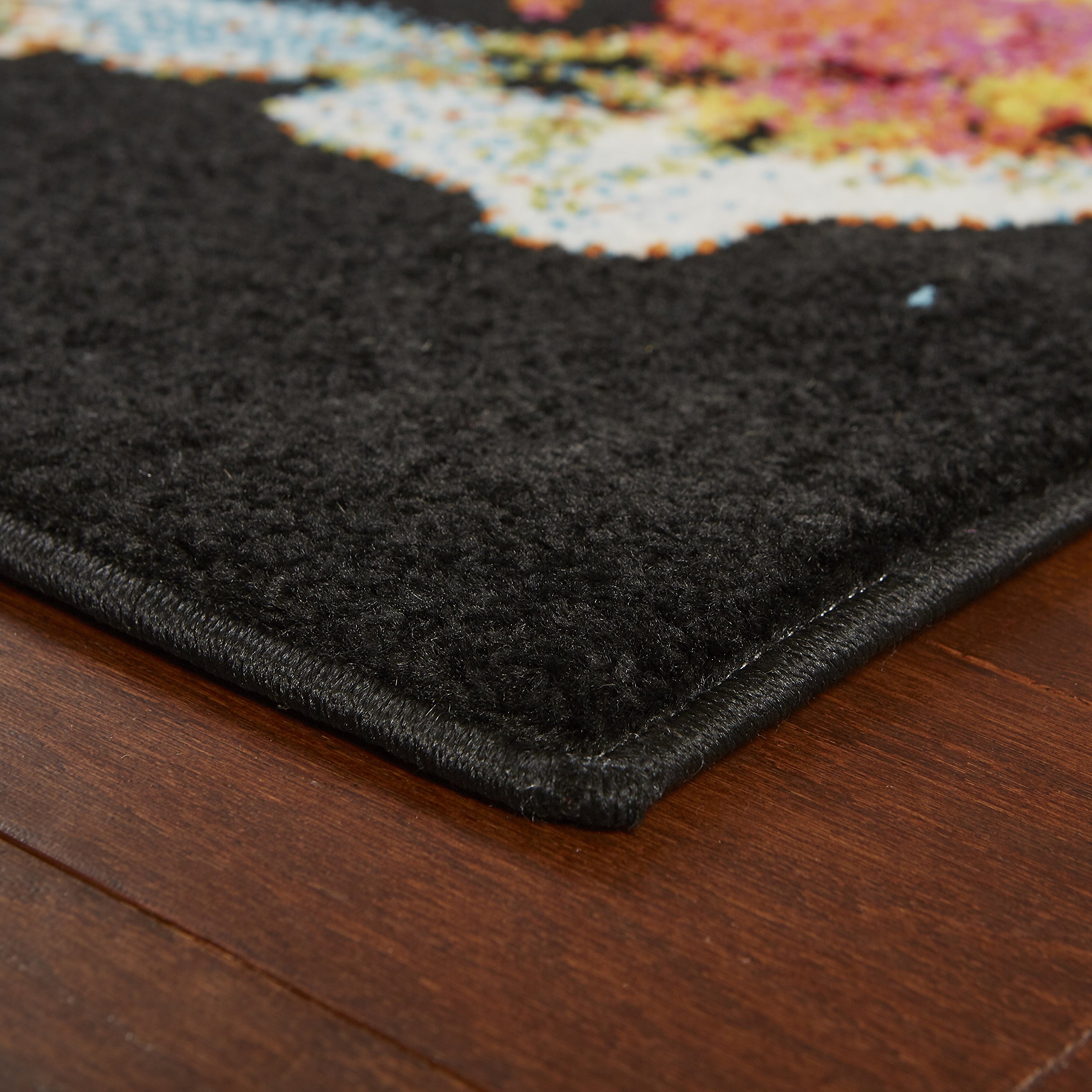 LR Home Fusion Area Rug - Soft & Durable Non-Slip Living Room Carpet - Perfect for Bedroom, Office & Home Decor