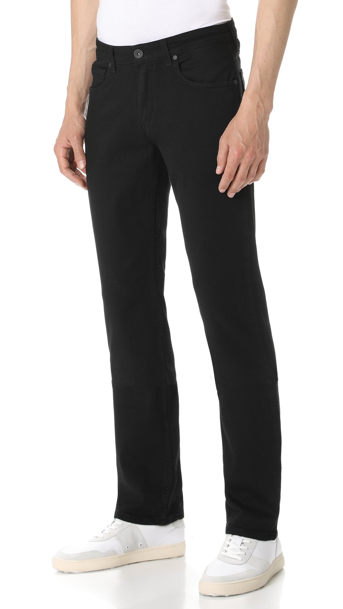 PAIGE Men's Normandie Transcend Slim Fit Stretch Denim Jeans | Comfortable & Stylish for Casual Wear, Office & Night Out