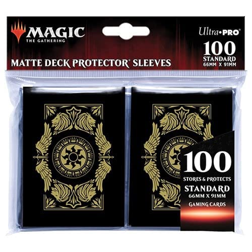 Ultra Pro Printed Art Magic The Gathering Card Sleeves (100 Count) - MTG Mana 7 White Plains | Premium Protection for MTG, Pokemon & Trading Cards | Perfect for Game Nights & Tournaments