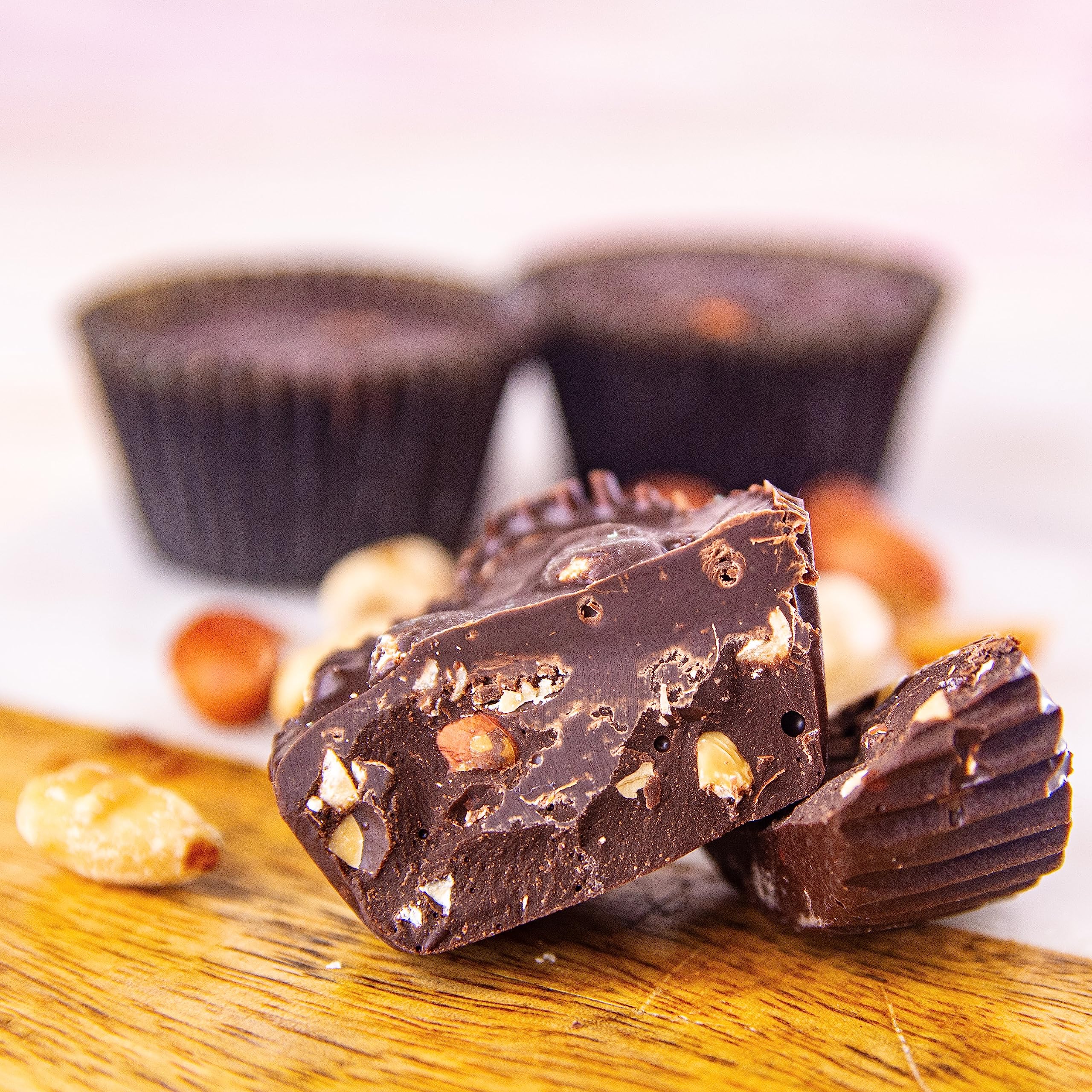 Wockenfuss Candies Peanut Clusters - Milk & Dark Chocolate - 2lb Bag - Perfect for Gifts, Parties & Holiday Treats