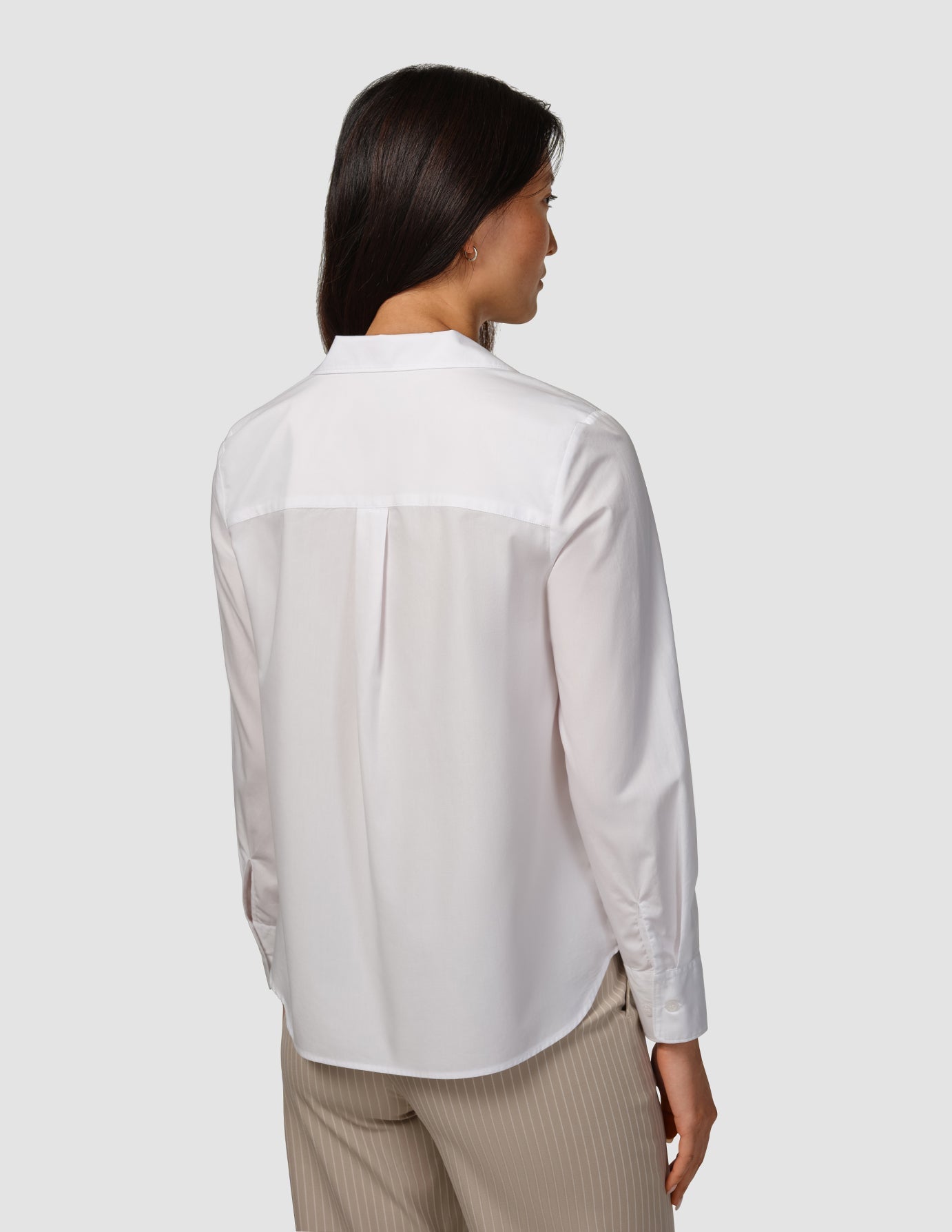 Madison Shirt for Women - Classic White Button Down Blouse - Perfect for Office, Casual Wear & Date Nights