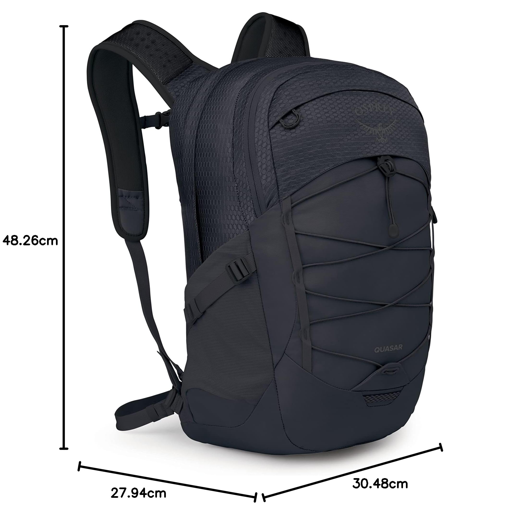 Osprey Unisex Quasar Laptop Backpack 28L - Durable Travel & Commuter Backpack for Men & Women with Laptop Compartment - Perfect for Work, School & Outdoor Adventures
