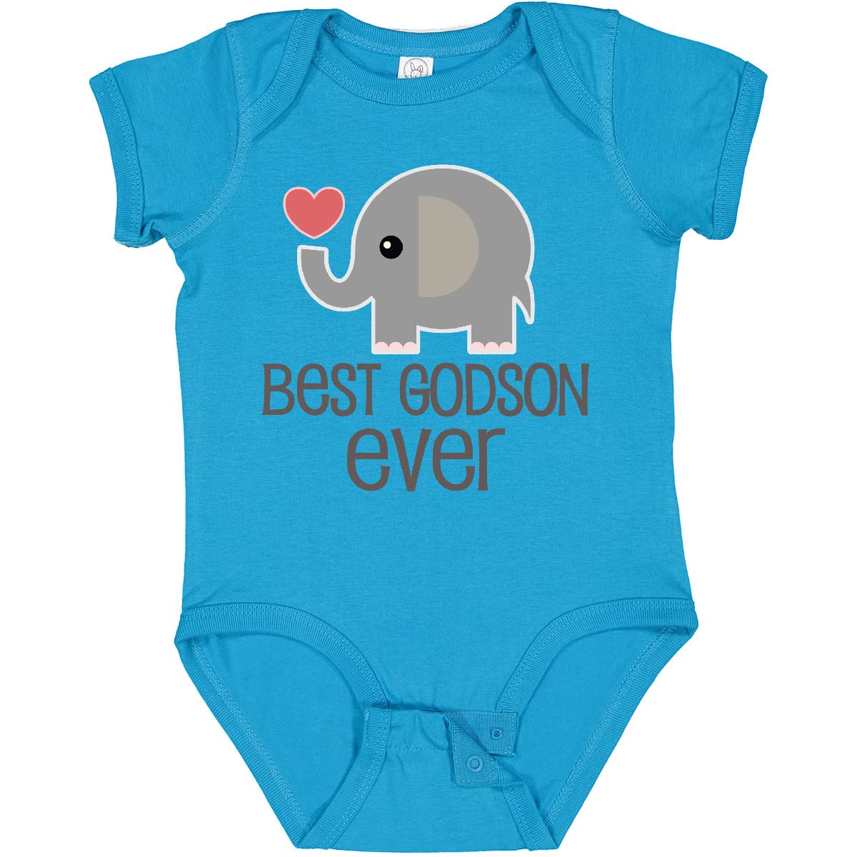 Inktastic Best Godson Baby Boy Bodysuit - Soft Cotton Onesie for Newborns & Infants - Perfect for Baptism, Christening & Family Photos