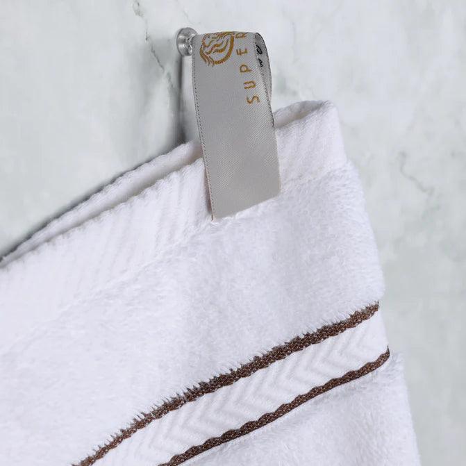 Premium Ultra Plush Turkish Cotton Bath Towel Set - 10 Piece Highly Absorbent Luxury Towels for Bathroom, Spa & Beach Use - Soft & Quick-Drying Solid Color Collection