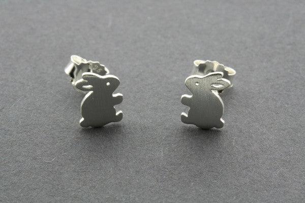 Sterling Silver Rabbit Stud Earrings - Dainty & Elegant Jewelry for Women - Perfect for Everyday Wear, Parties & Gifts