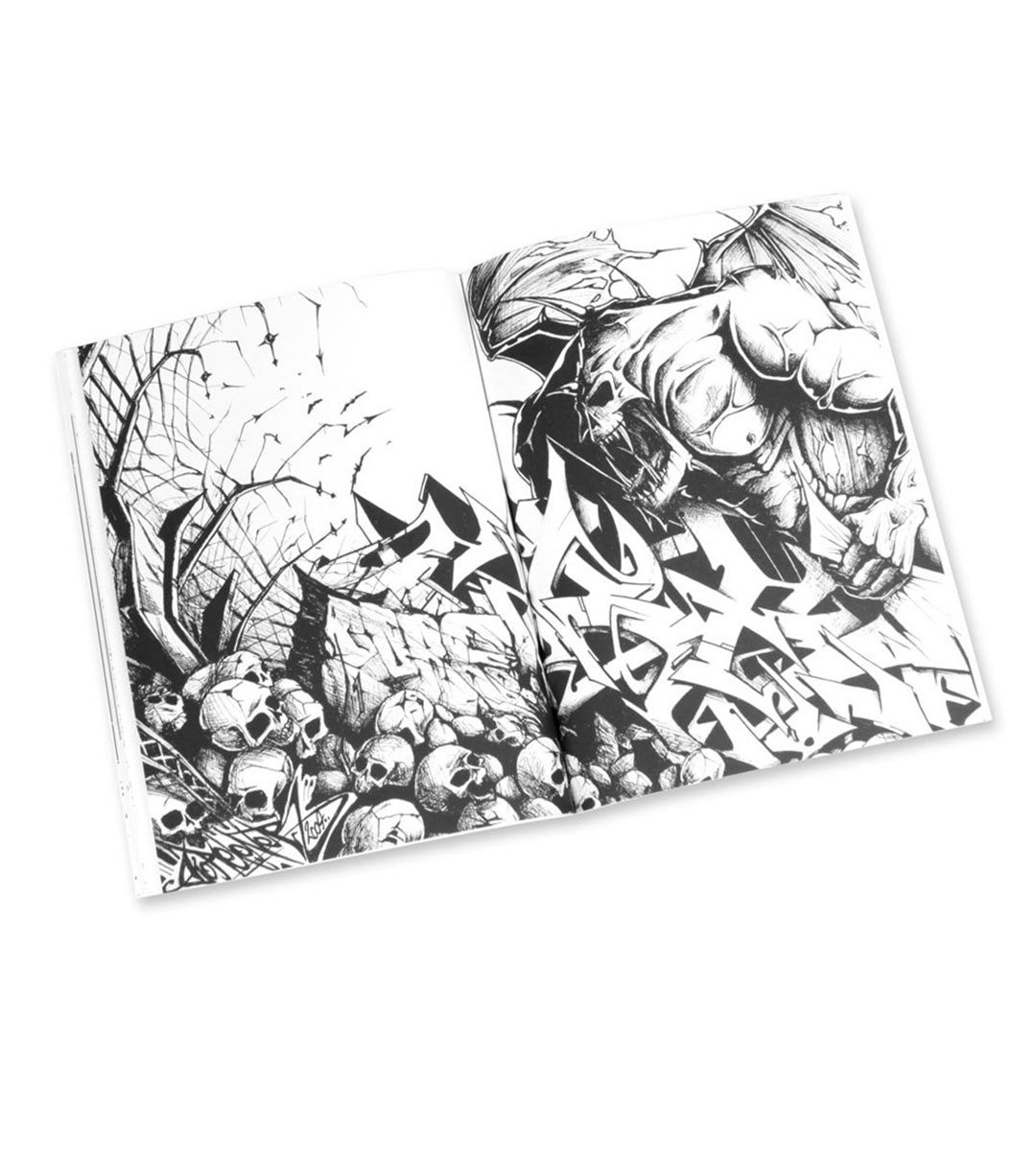 Graffiti Coloring Book 2: Creative Character Designs for Adults & Teens - Stress Relief Art Therapy & Urban Street Art Inspiration