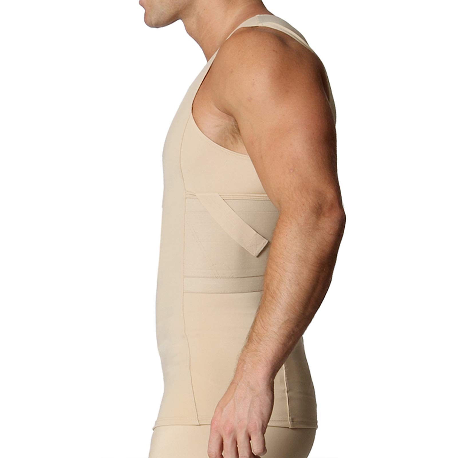 Concealed Carry Compression Muscle Tank Top with Built-in Gun Holster - Undercover CCW Shirt for Men (MGT019) - Ideal for Gym, Tactical Training & Everyday Wear