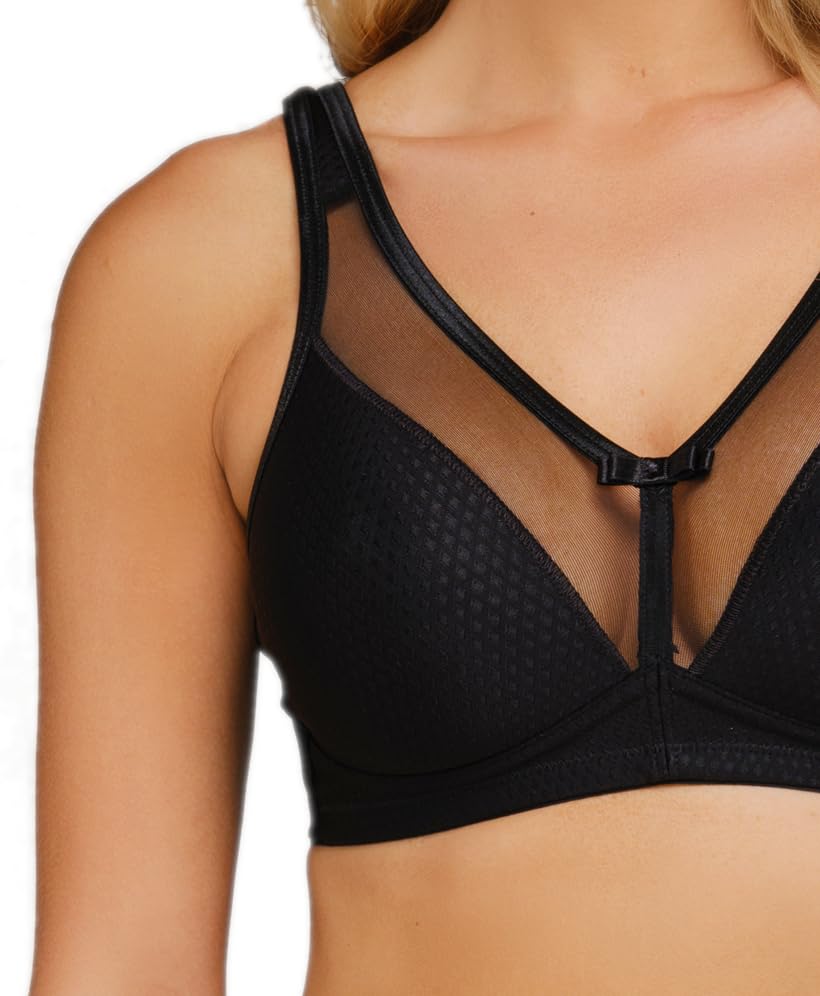 Rosme Women's Wireless Sports Bra with Padded Straps - High Impact Support for Running, Yoga & Gym Workouts - Comfortable Seamless Support for Active Lifestyles