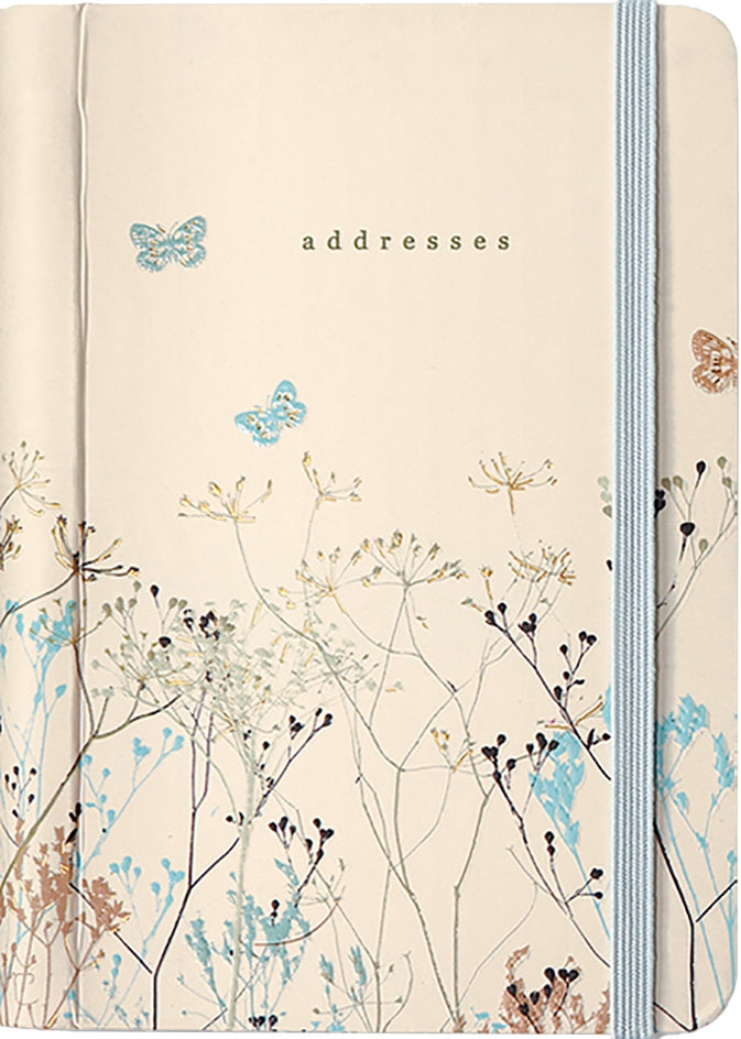 Butterfly Themed Address Book - Elegant Floral Contact Organizer for Home, Office & Gift Giving | Perfect for Bridal Showers, Baby Showers & Special Occasions