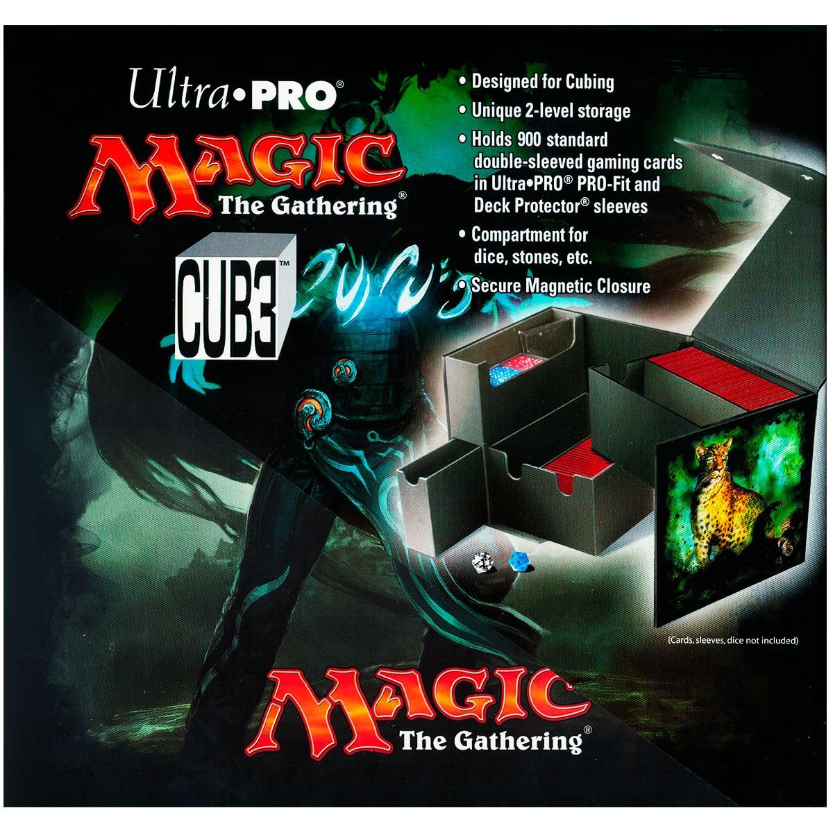 Ultra Pro Magic The Gathering CUB3 Deck Box - Jace, The Mind Sculptor | Premium Card Storage for MTG Players | Perfect for Tournaments & Collectors