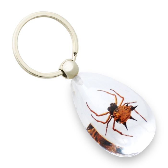 Spider Keychain with Spiny Texture - Unique Halloween Gift for Horror Fans - Perfect for Keys, Bags & Costume Accessories