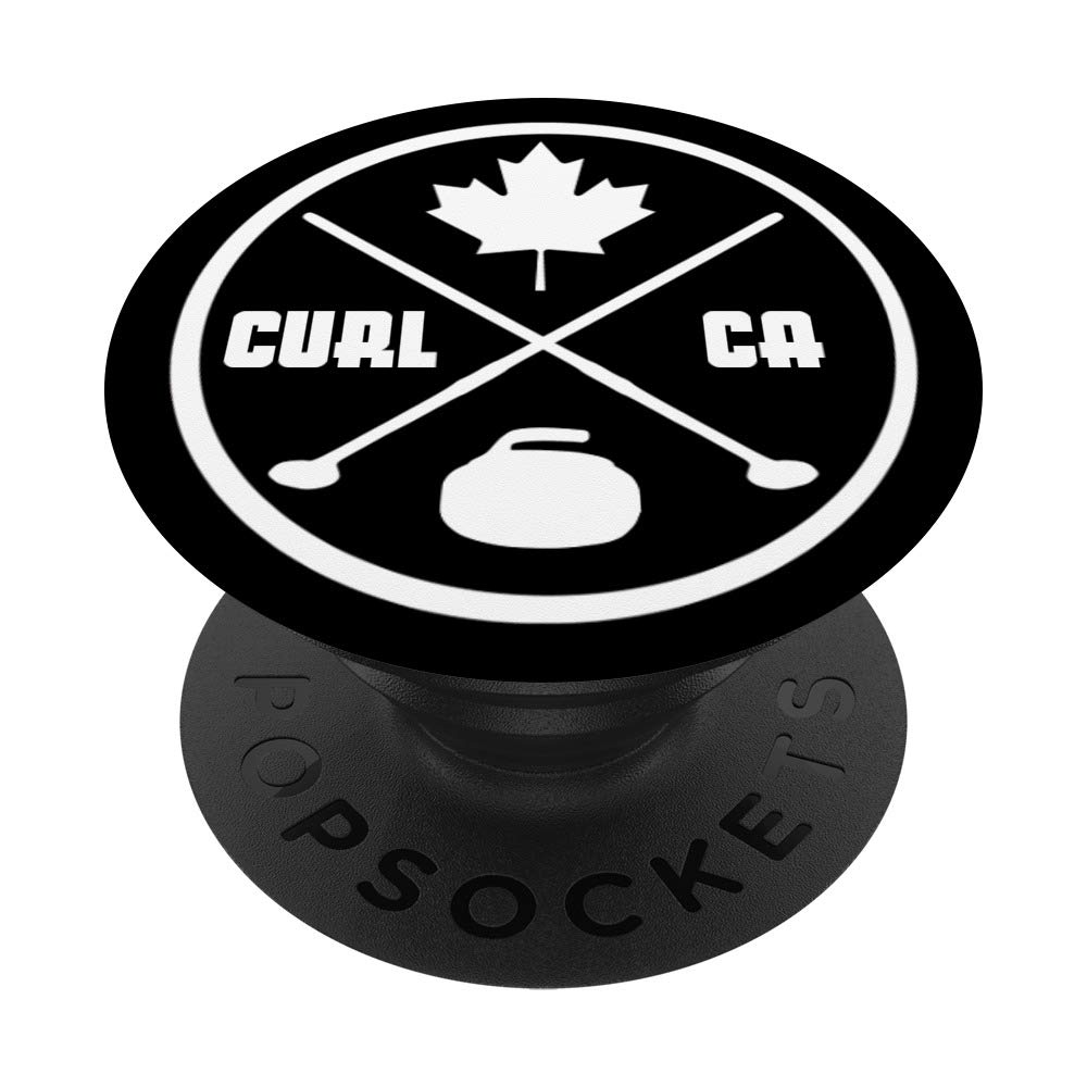 Canada Curling Phone Stand - Premium Canadian Curler Gear for Hockey Fans | Perfect for Watching Games & Supporting Your Team