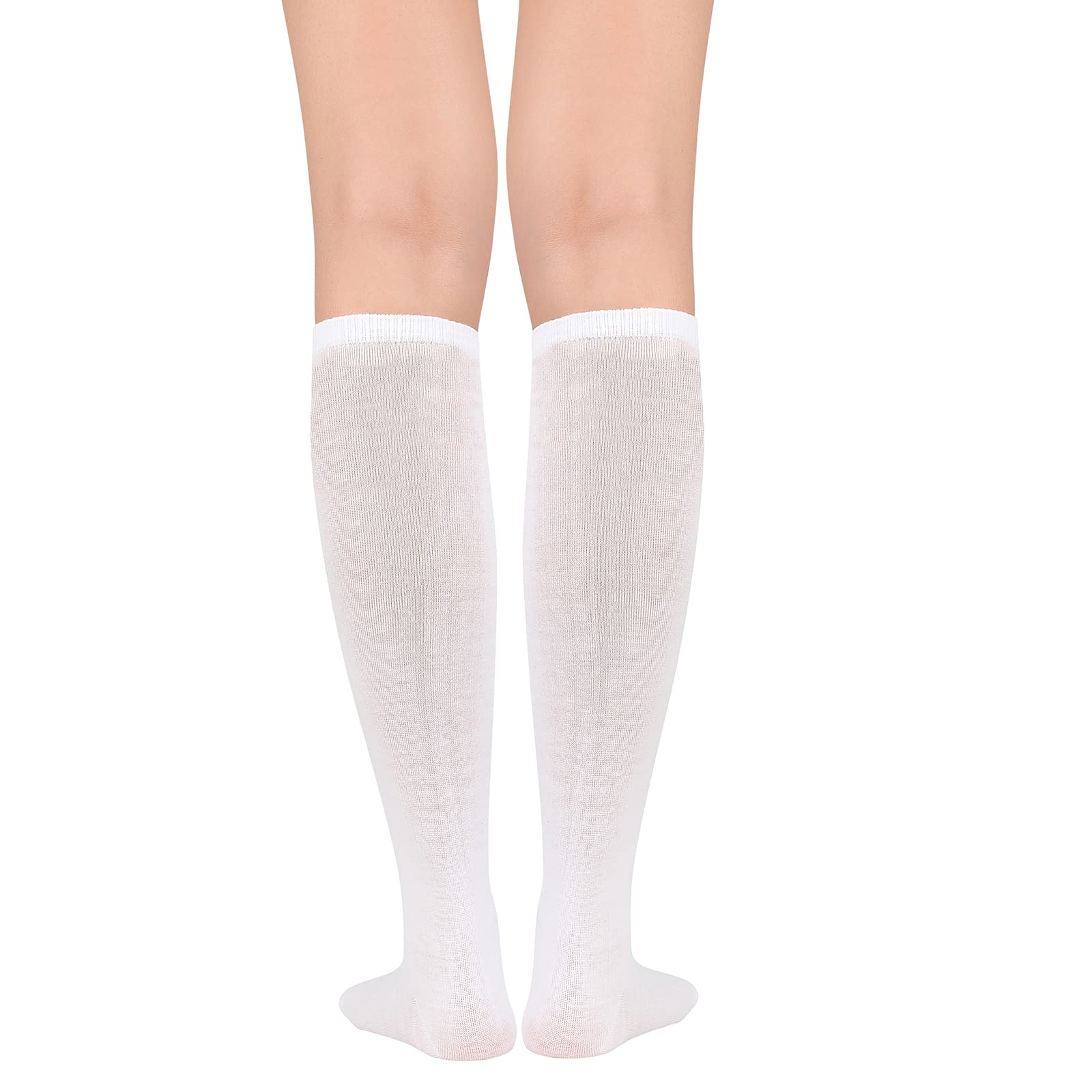 Trendy Women's Knee High Socks - Warm Thigh High Stockings for Cosplay, Athletic & Fashion | Striped Long Socks for Winter, Outfits & Costume Parties