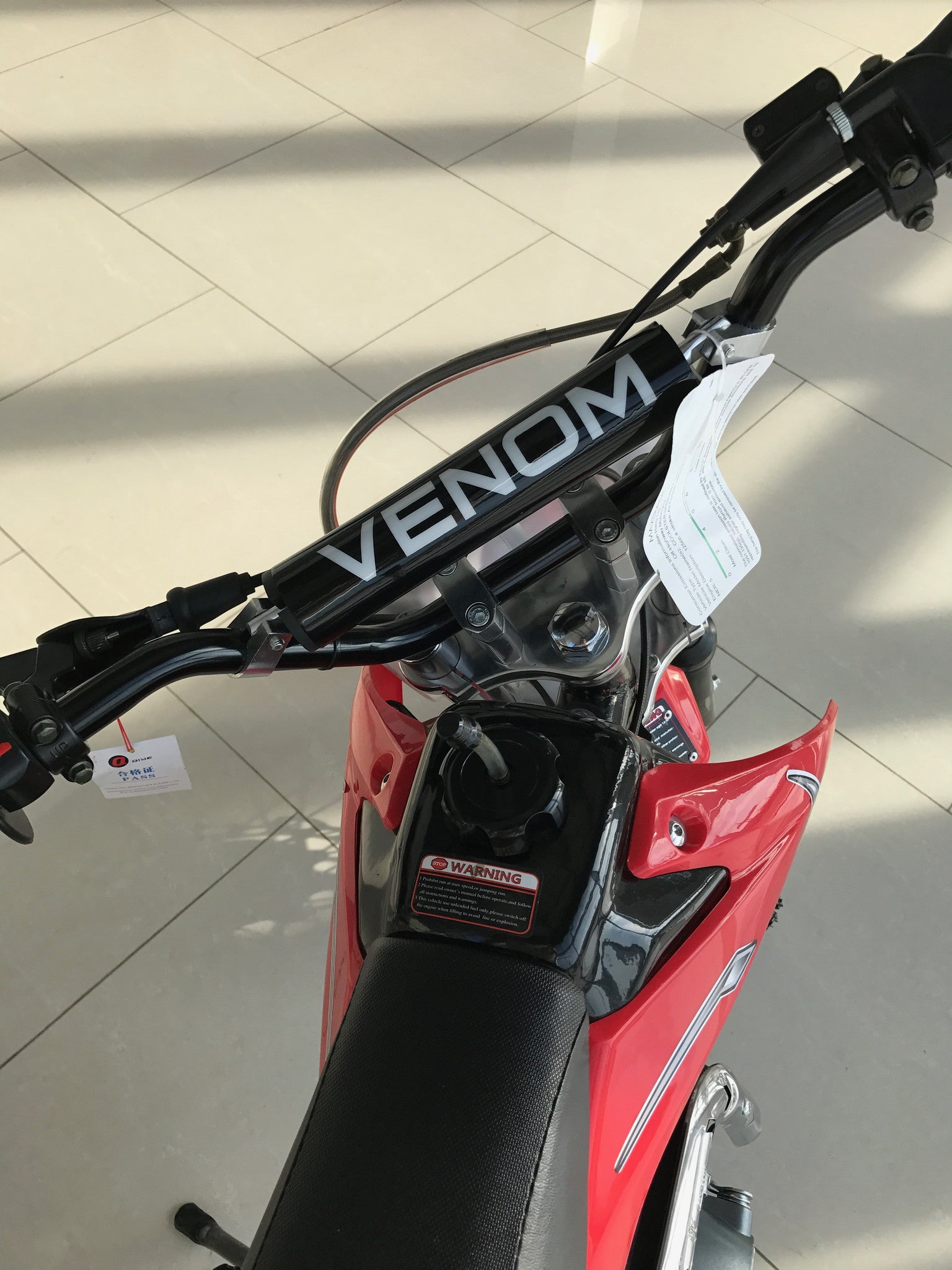 125cc Venom Dirt Bike 4 Stroke - Mamba Off-Road Motorcycle for Adults & Teens - Perfect for Trail Riding, Motocross & Backyard Adventures