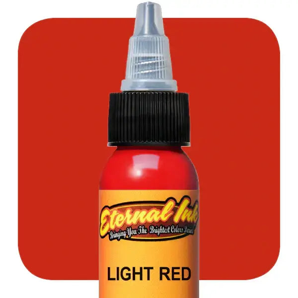 Light Red Eternal Ink - Premium Long-Lasting Ink for Tattoos, Permanent Makeup & Art (Ideal for Professionals & DIY Use)