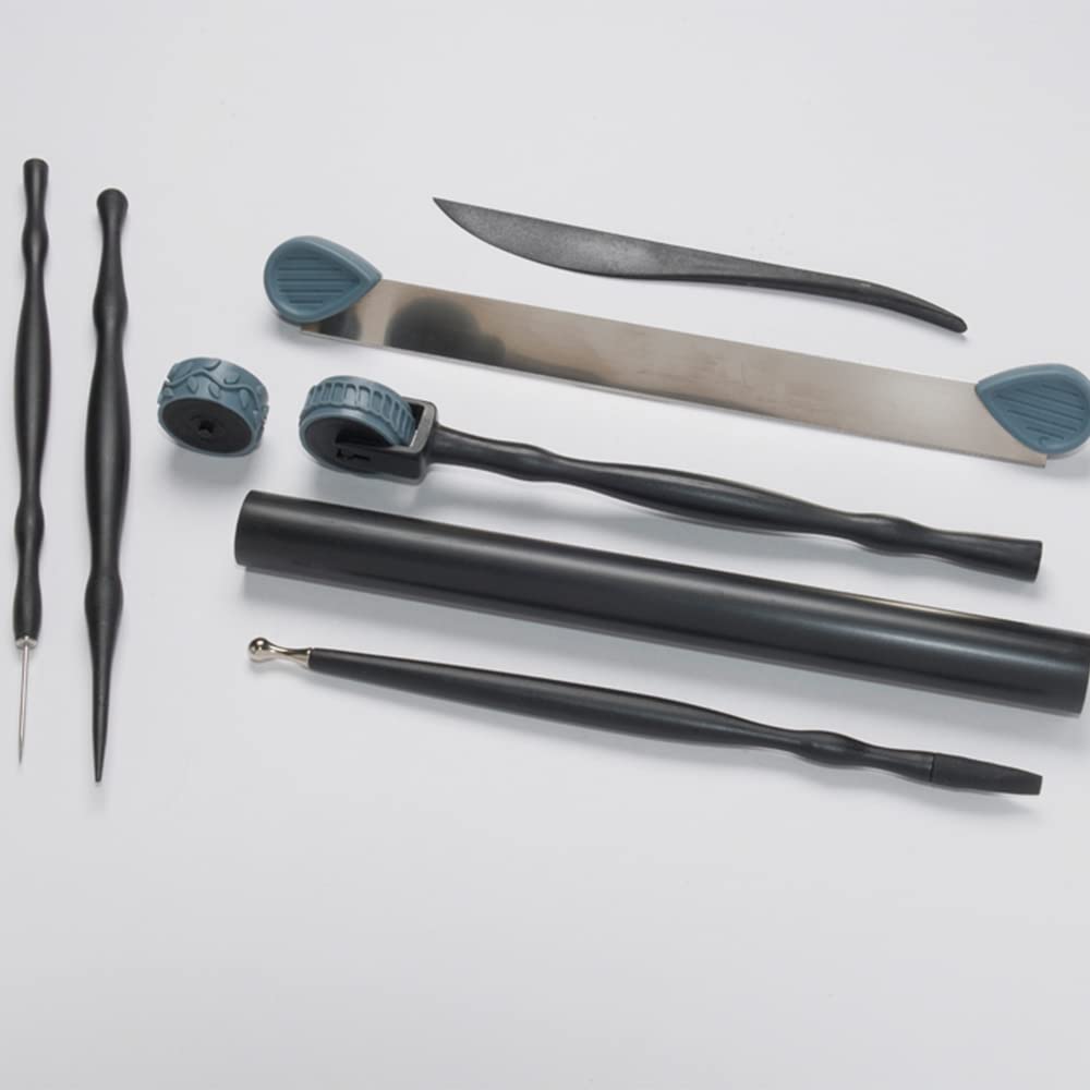 Sculpey Essential Polymer Clay Tool Kit - 12-Piece Set for Sculpting, Modeling & DIY Crafts - Perfect for Beginners & Professionals - Use for Jewelry, Miniatures & Home Decor Projects