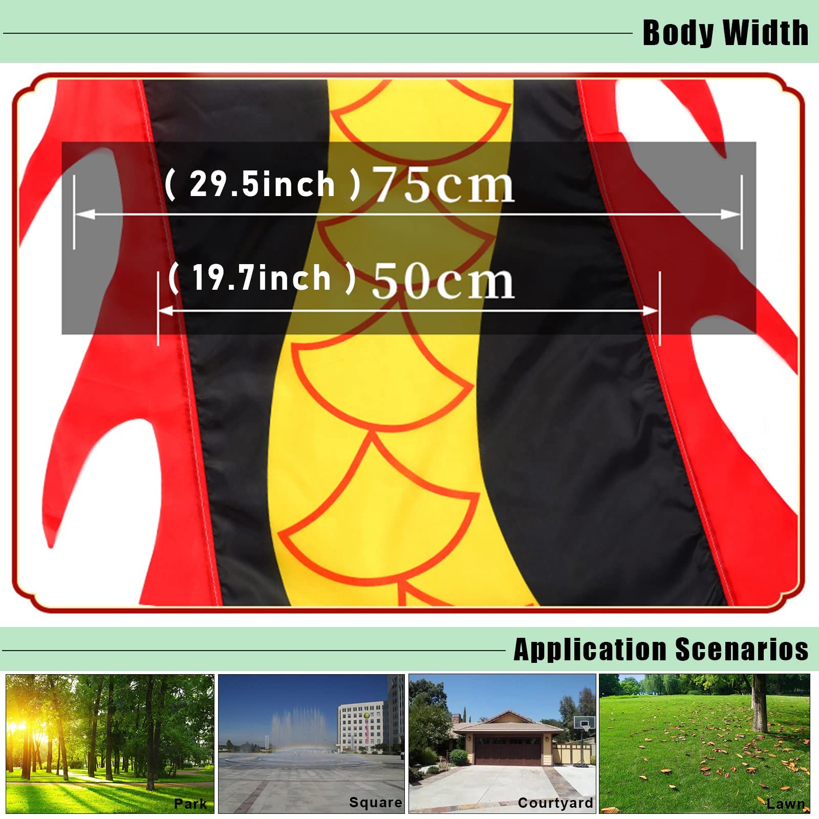 Dragon Dance Fitness Flowing Ribbon Streamer for Exercise - 8m/26ft White - Arm Workout for Adults, Seniors & Teens - Fun Parent-Child Activity & Entertainment Equipment - Perfect for Outdoor Play, Dance Performances & Fitness Routines