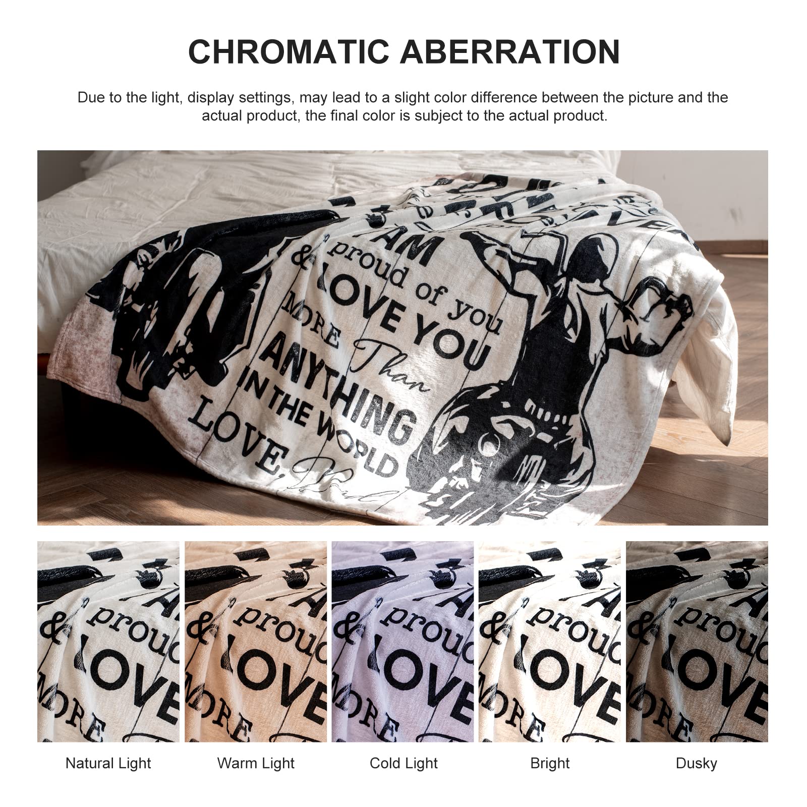 Soft Fleece Throw Blanket for Son - Birthday & Graduation Gift - 60