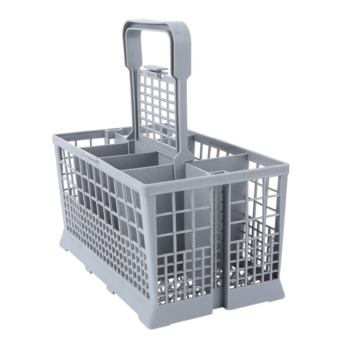 Hemoton Dishwasher Cutlery Basket - Plastic Utensil Holder for Spoons, Forks, Knives & Chopsticks | Dishwasher Safe Storage Rack for Flatware & Kitchen Tools | Perfect for Sink Organizing & Drying