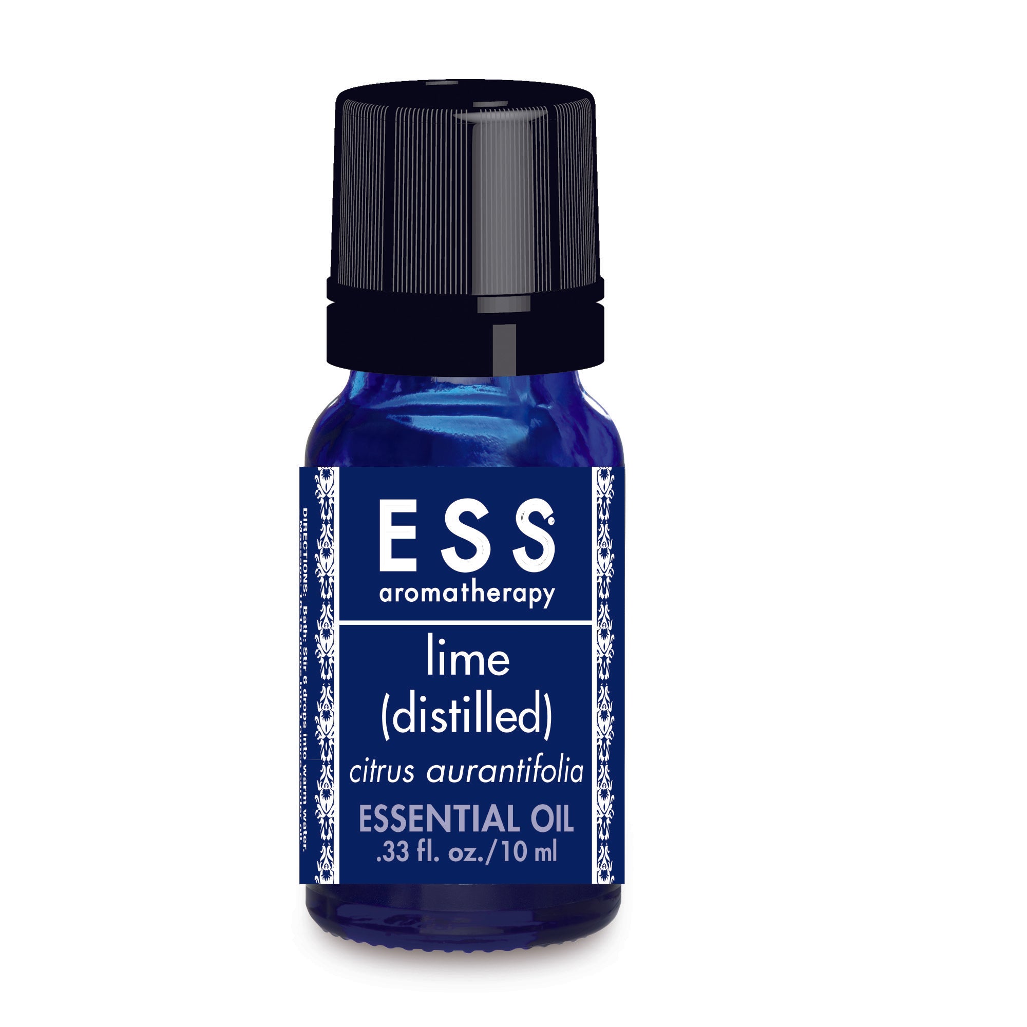 Pure ESS Lime (Distilled) Essential Oil - 10ml Natural Aromatherapy Oil for Diffusers, DIY Skincare & Home Fragrance - Uplifting Citrus Scent for Stress Relief & Mood Boosting