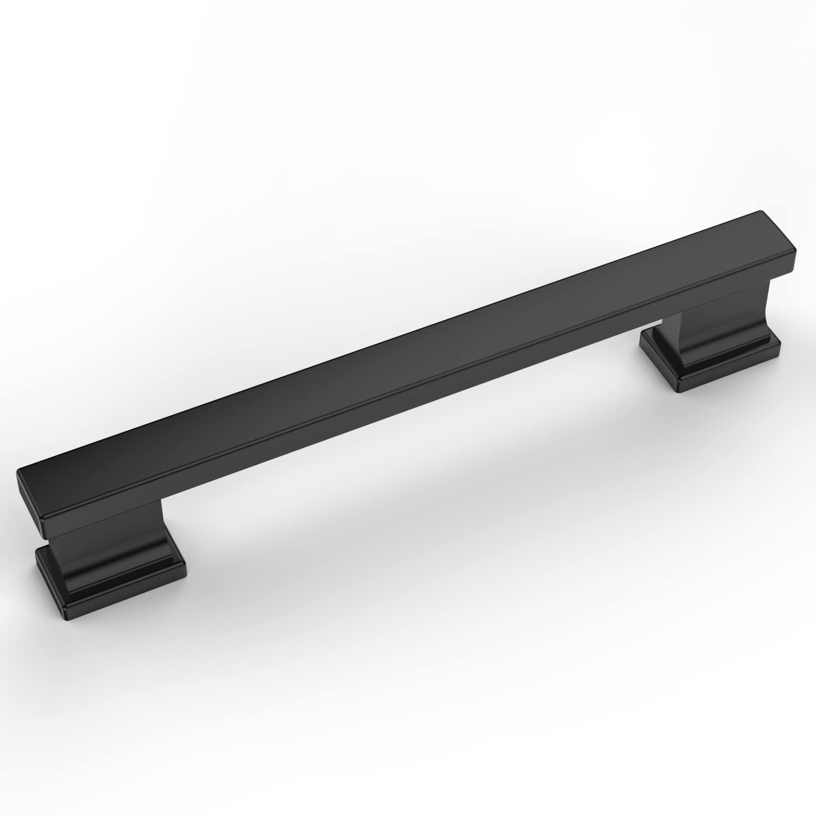 20 Pack Matte Black 5 Inch (128mm) Kitchen Cabinet Handles - Durable Cabinet Pulls & Hardware for Modern Cabinets, Cupboards, and Drawers - Perfect for Home, Office, and RV Upgrades