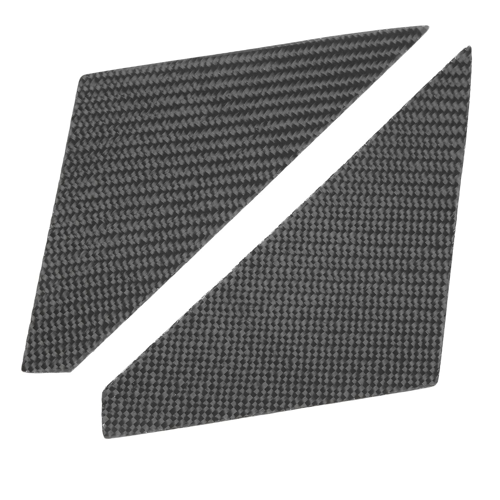 Carbon Fiber Pillar Post Decal Trim - 1 Pair Easy Install Car Door Pillar Cover for Honda, Toyota, Ford | Upgrade Vehicle Exterior Style & Protection