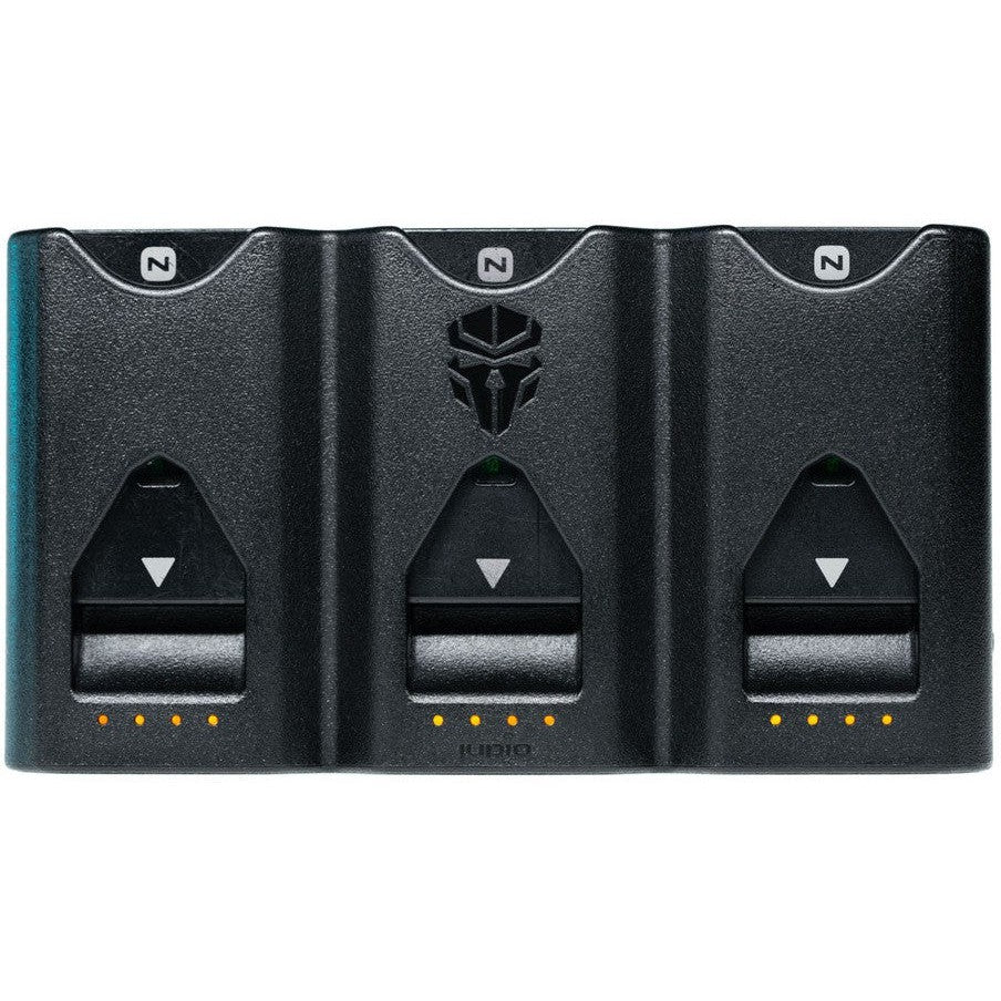 Jupio X Peter Lindgren Pr1me Gear Tri-Charge Charger & Power Bank with Memory Card Case - Portable Charging Solution for Travel, Camping, and Outdoor Adventures