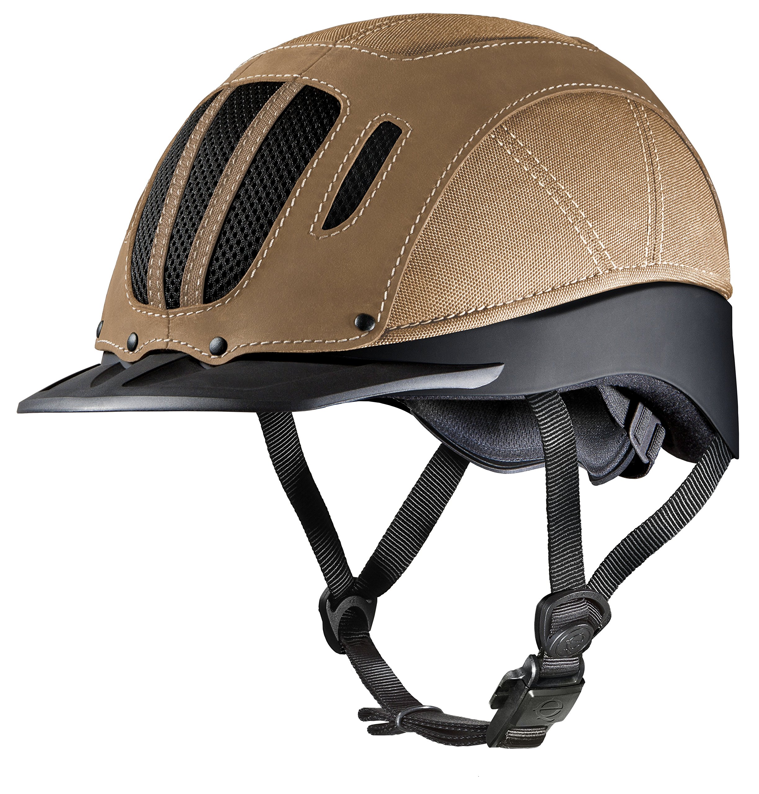 Troxel Sierra Tan Western Equestrian Helmet for Adults - ASTM/SEI Certified Riding Safety Gear for Horseback Riding, Trail Riding & Rodeo Events