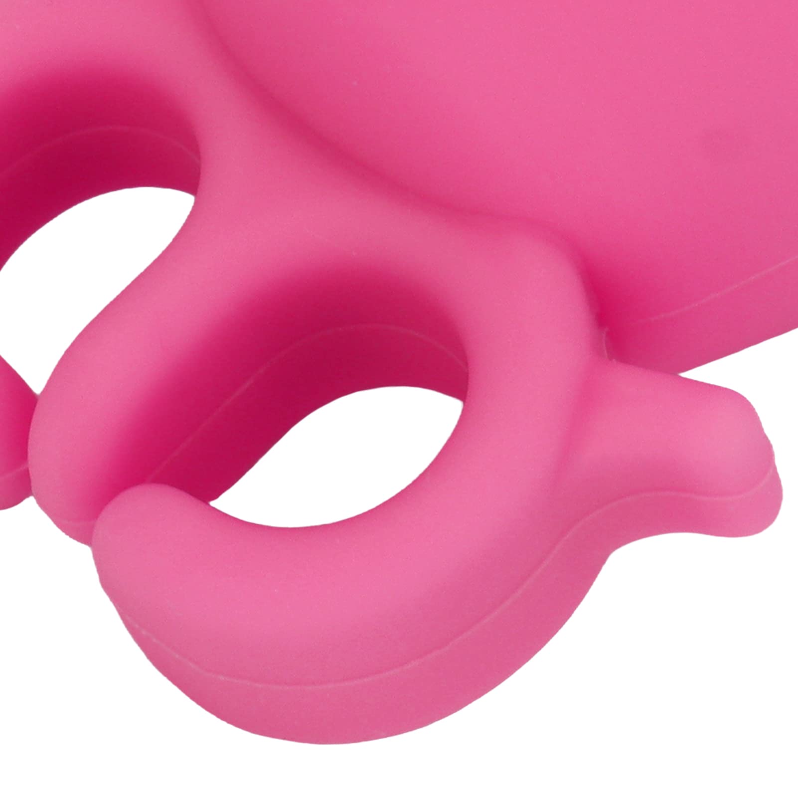 Wearable Silicone Nail Polish Holder - Comfortable Nail Art Tool for Salon & DIY Manicures at Home (Pink) - Perfect for Nail Technicians, Beginners & Beauty Enthusiasts