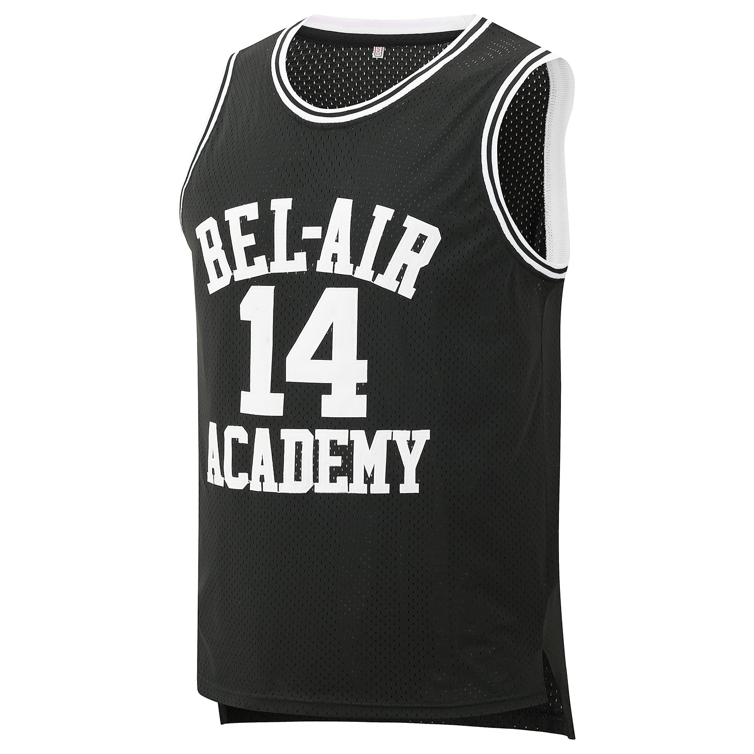 Fresh Prince of Bel-Air #14 Jersey - Men's Sleeveless Basketball Jersey in Yellow, Black & Green | 90s TV Show Costume, Cosplay & Fan Apparel