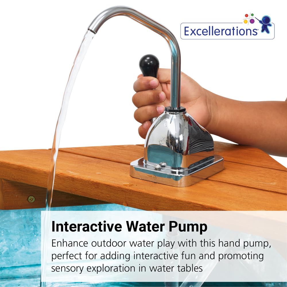 Portable Water Table Hand Pump - Manual Outdoor Water Pump for Kids, Garden, and Camping | Durable & Easy to Use for Backyard Play, Farm Irrigation, and Emergency Water Supply