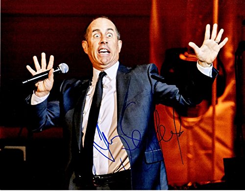 Jerry Seinfeld Autographed 11x14 Photo - Signed Memorabilia for Collectors, Fans & Comedy Enthusiasts - Perfect for Home Theater, Man Cave or Office Decor