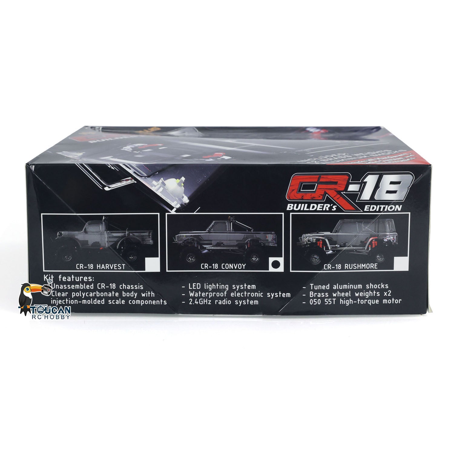 1:18 Scale 4x4 RC Crawler Car - Hobby Plus CR18 Off-Road Remote Control Vehicle (RTR or DIY Kit) for Adults & Kids - Rock Crawling, Trail Adventures & Backyard Fun