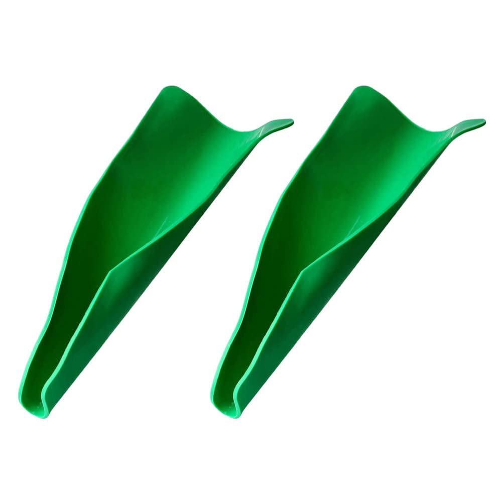 2Pcs Flexible Gas Funnels - Wear-Resistant Oil Funnels for Kitchen & Automotive Use - Durable Spill-Free Liquid Transfer for Cooking, Car Maintenance & DIY Projects