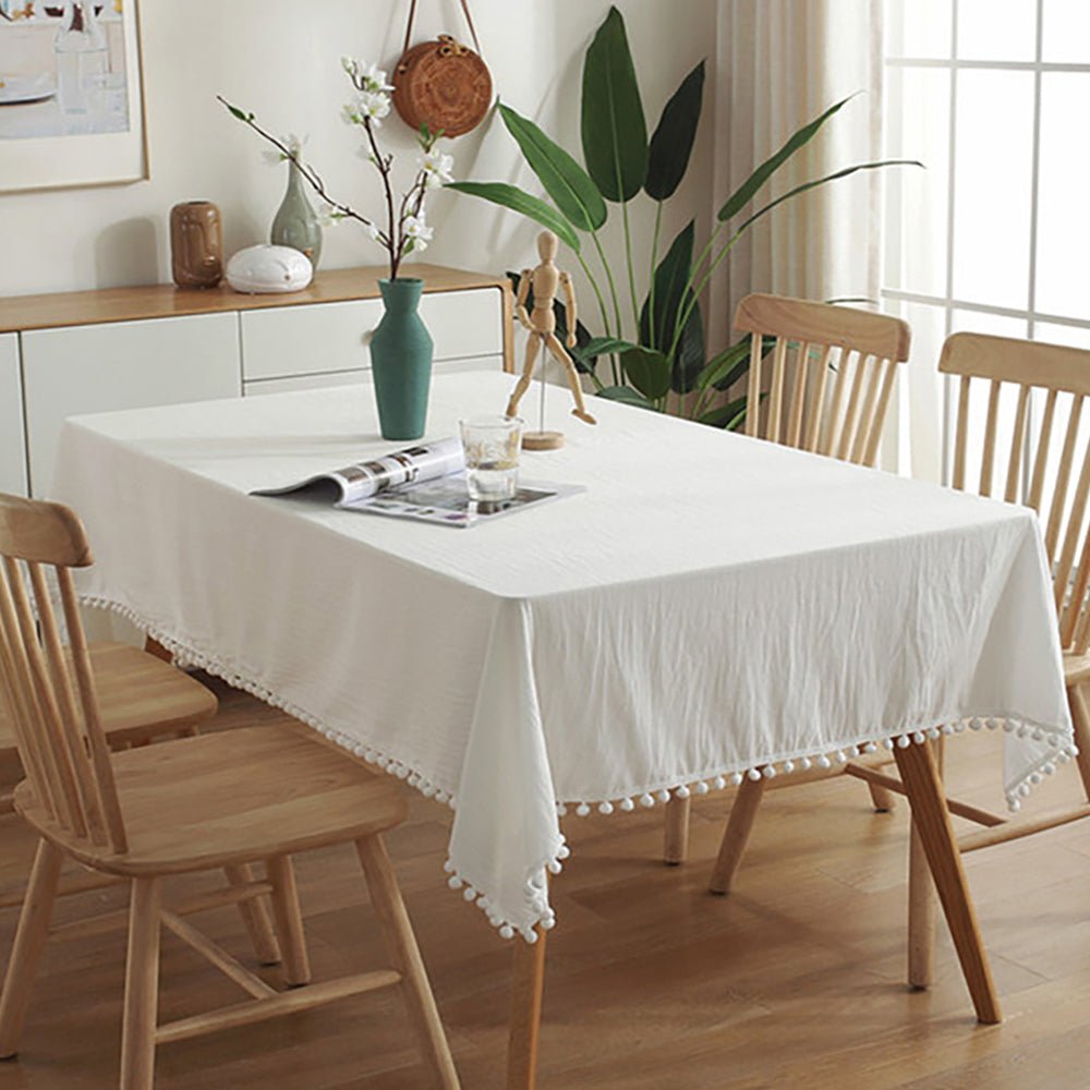 Premium Arkansas Cotton Tablecloth – Soft, Durable & Washable – Perfect for Dining, Parties & Home Decor