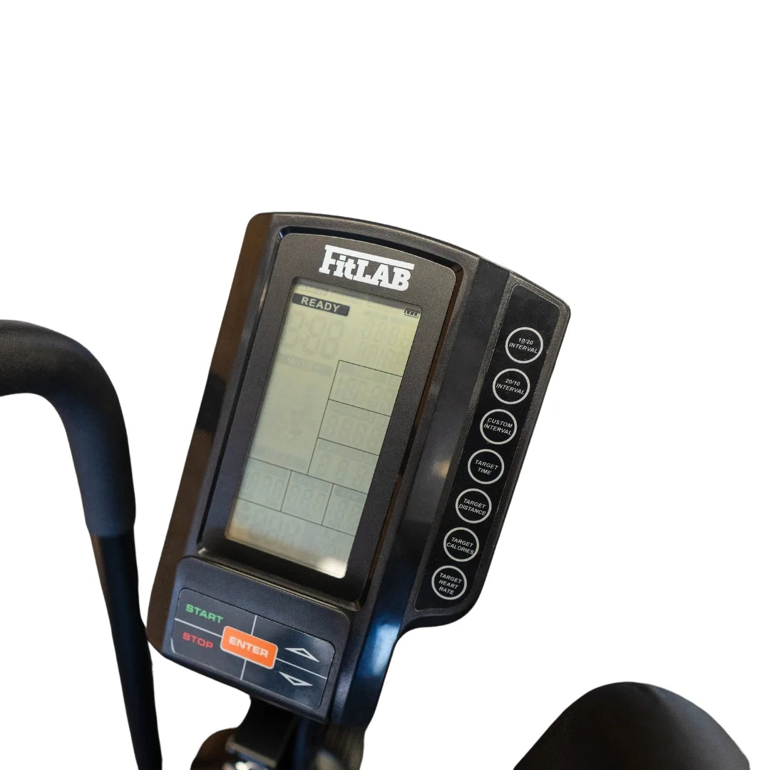 FITLAB Commercial Air Bike - Heavy Duty Exercise Bike for Home & Gym - Perfect for Cardio, HIIT & CrossFit Workouts