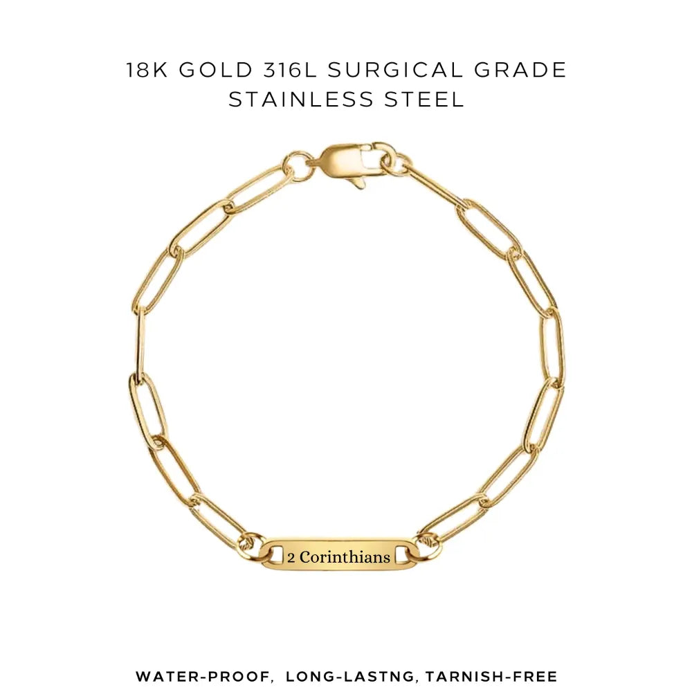 Personalized Engraved Paperclip Bracelet - Custom Name Jewelry Gift for Women - Perfect for Birthdays, Anniversaries & Special Occasions