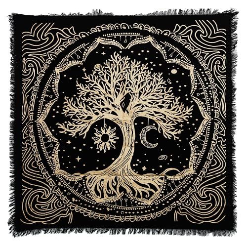 Golden Sun Moon Tree