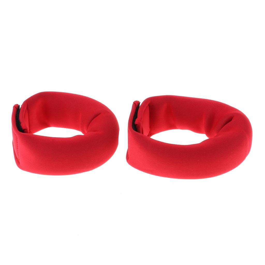 2X 0.5lbs Wrist Weights - Adjustable Sandbag Fitness Straps for Strength Training & Workout - Perfect for Home Gym, Running, Walking & Aerobic Exercises